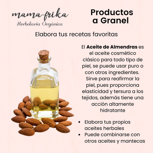 Aceite de Almendras a Granel Mama Frika Herbolaria