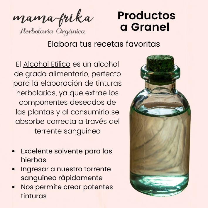 Alcohol Etílico a Granel Mama Frika Herbolaria