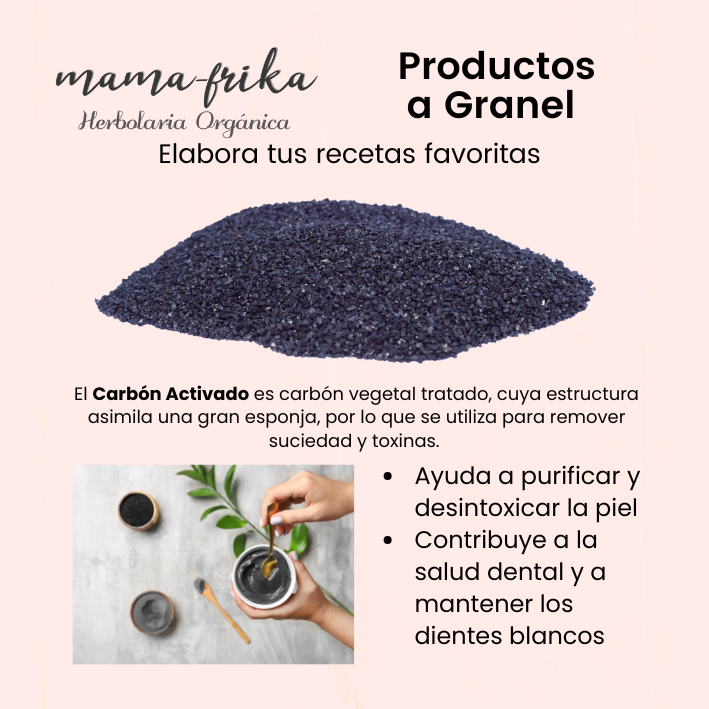 Carbon Activado a Granel Mama Frika Herbolaria